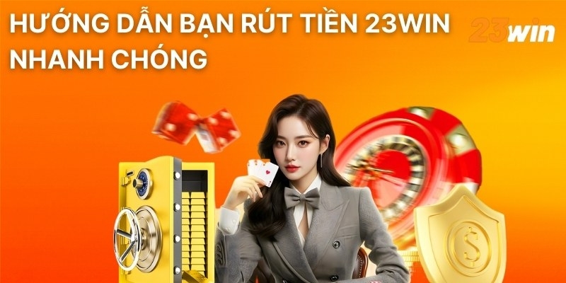 Hướng dẫn rút tiền nhanh chóng tại 23win